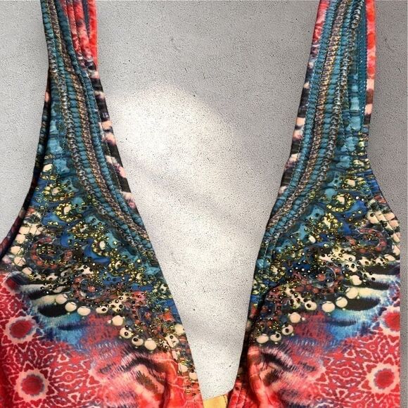 True Colours by LA Moda Clothing One Piece Bathingsuit - Picture 2 of 4